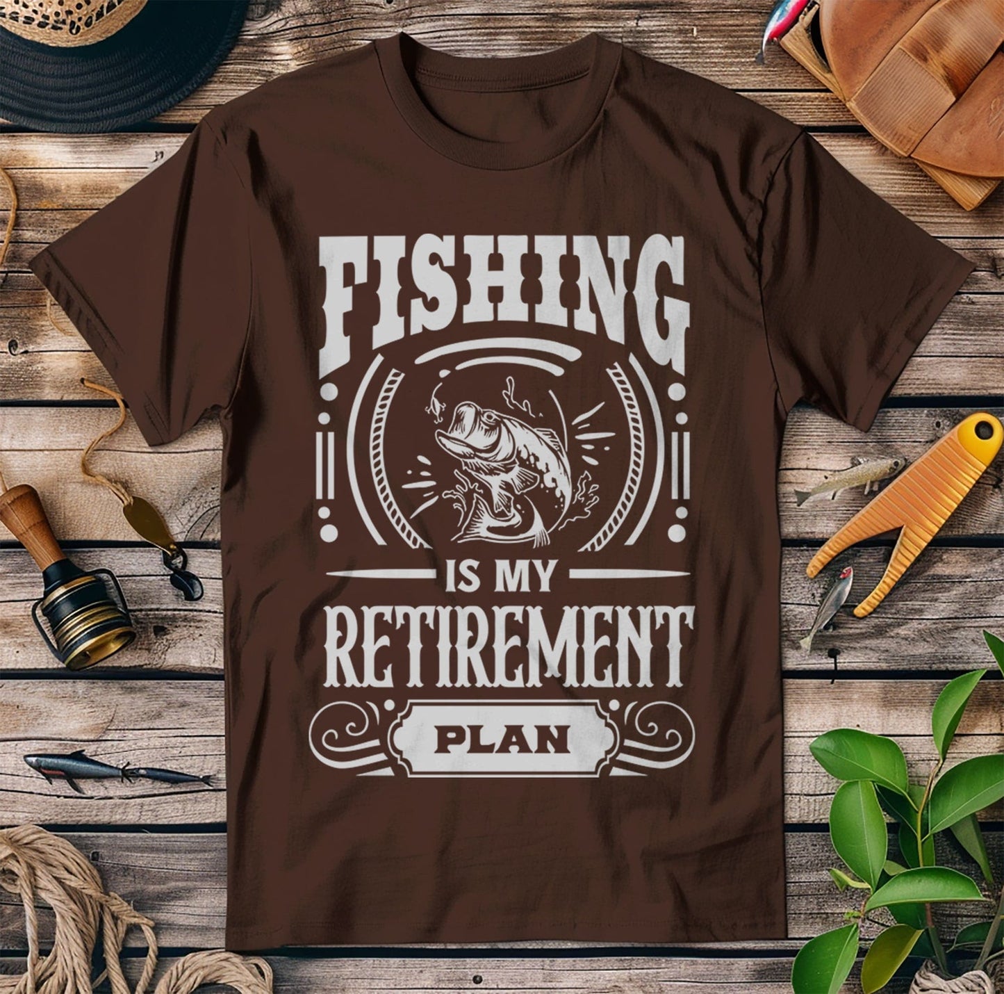 Fishing is My Retirement Plan T-Shirt