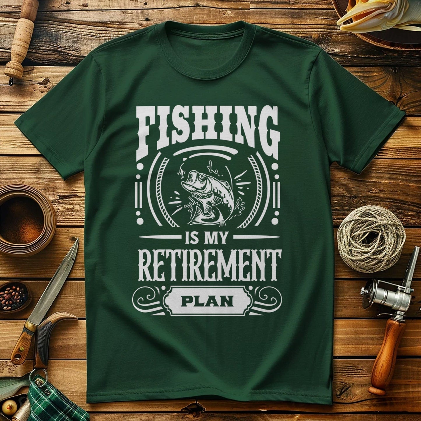 Fishing is My Retirement Plan T-Shirt