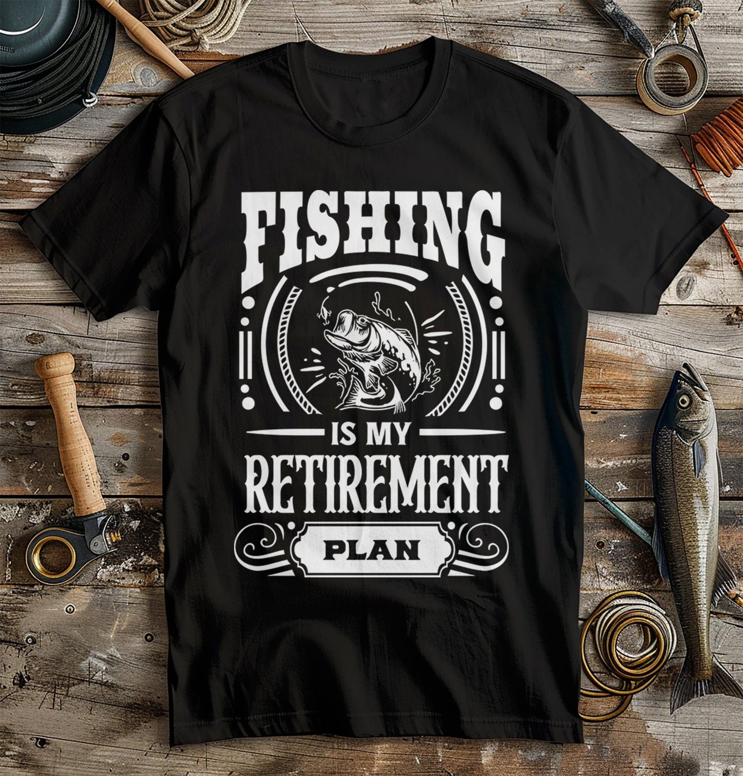 Fishing is My Retirement Plan T-Shirt