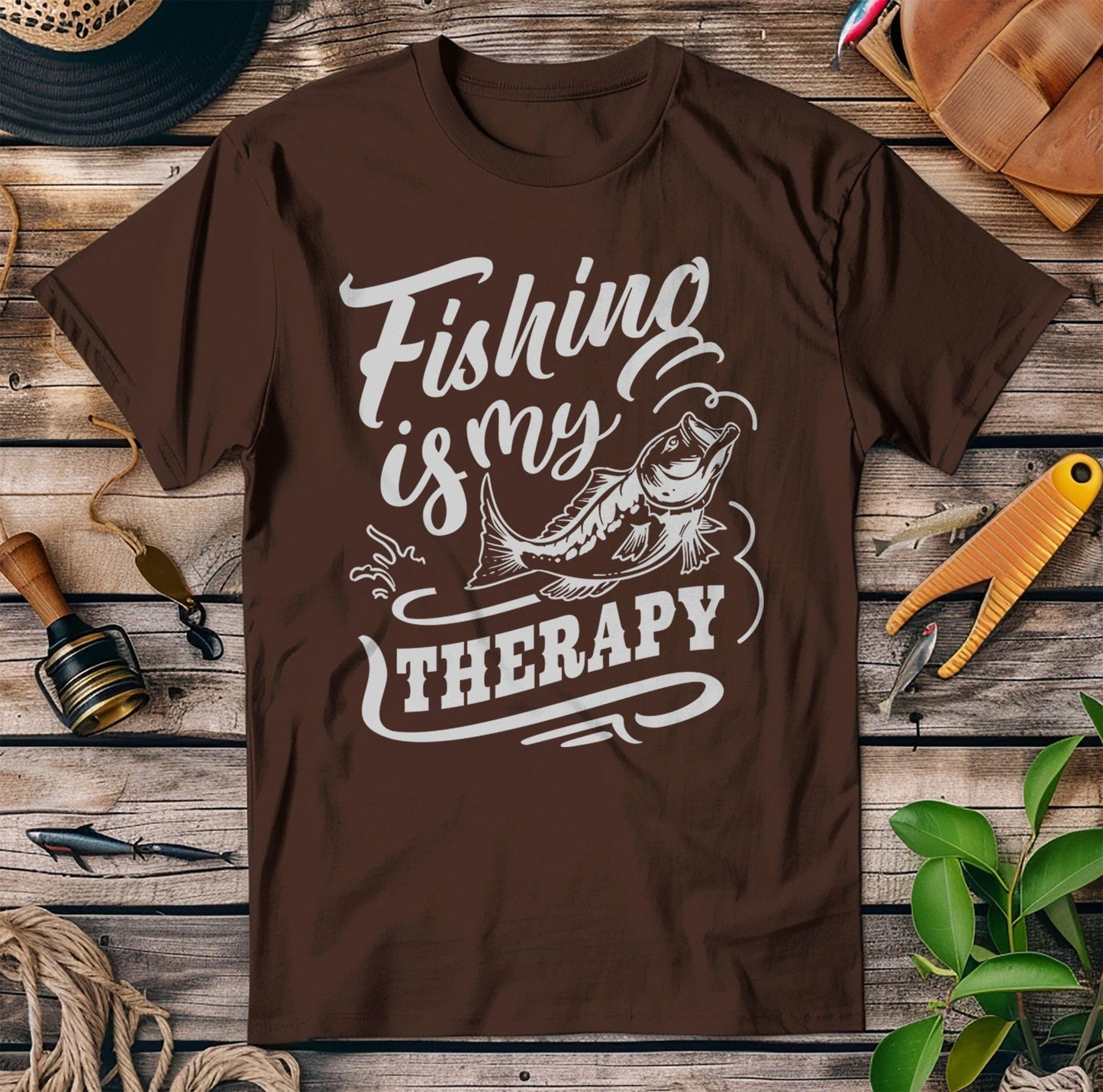Fishing is My Therapy TShirt T-Shirt