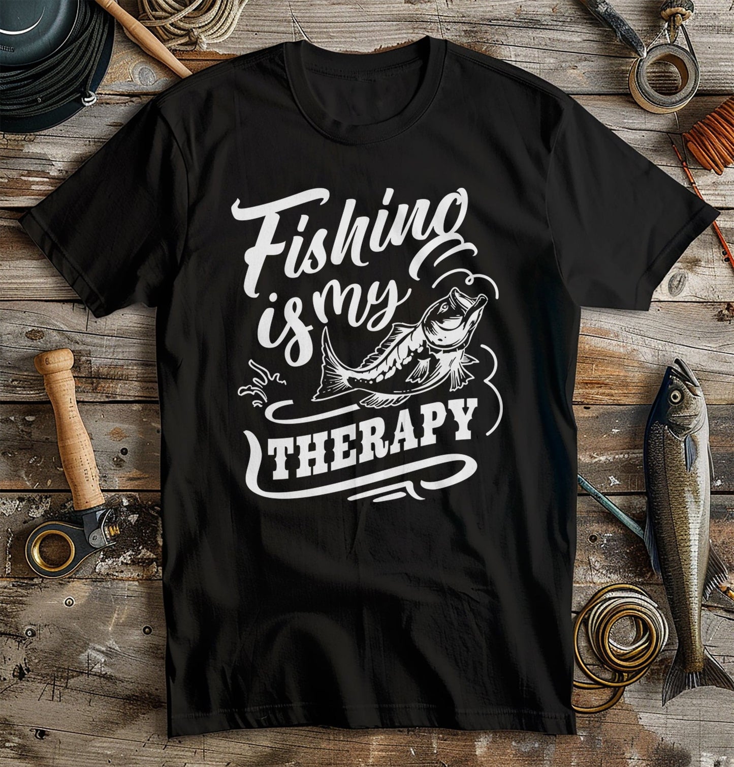 Fishing is My Therapy TShirt T-Shirt