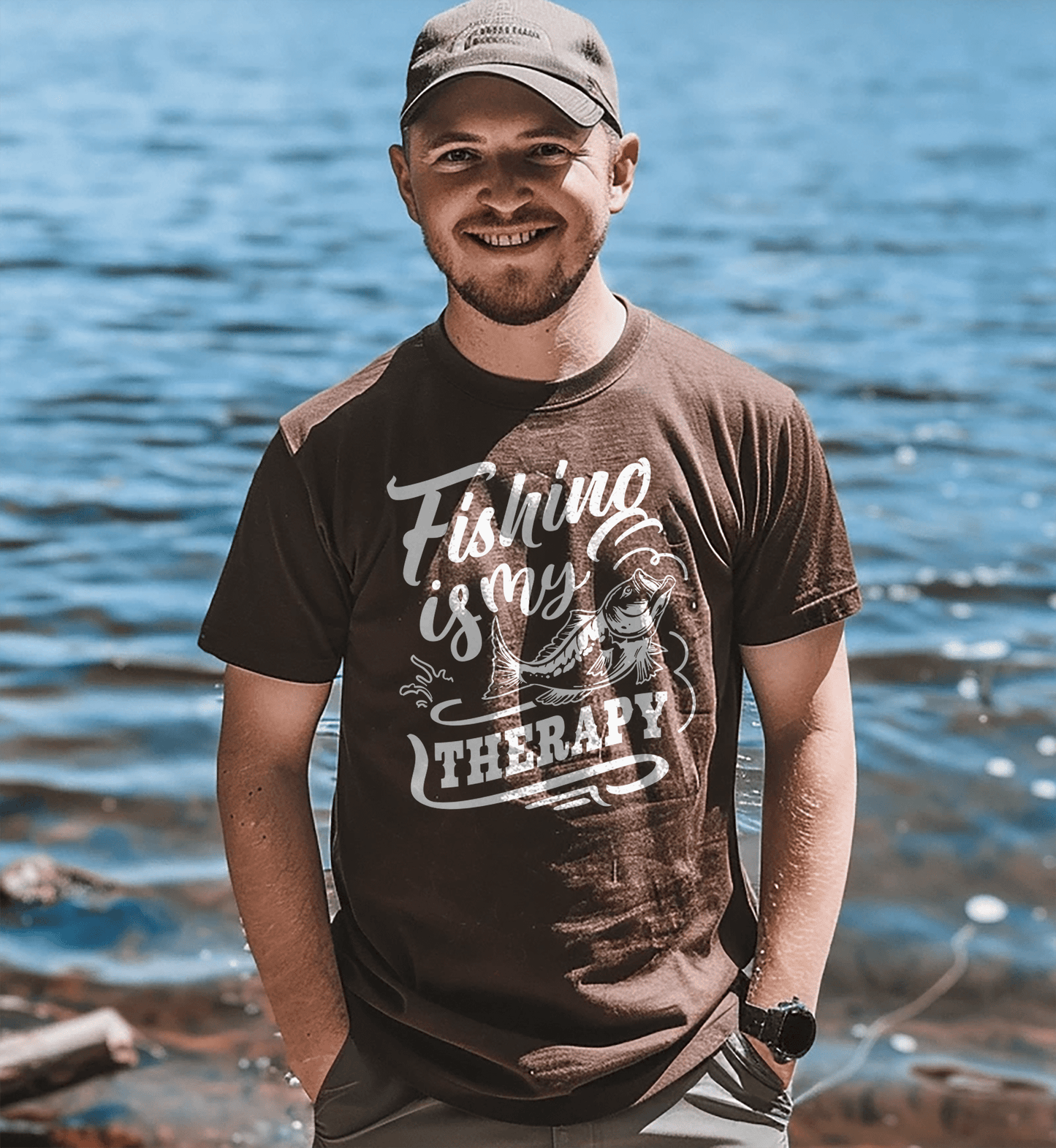 Fishing is My Therapy TShirt T-Shirt