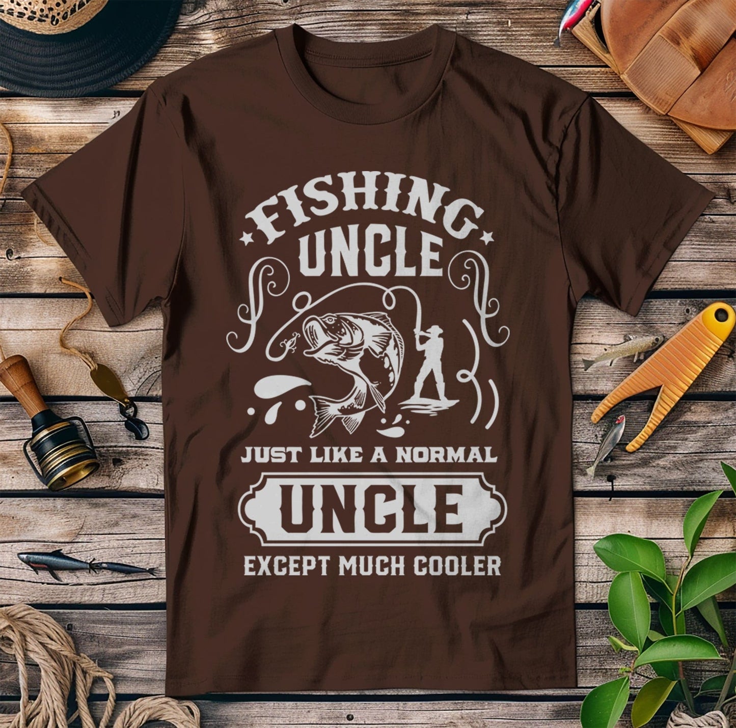 Fishing Uncle Just TShirt Reely T-Shirt