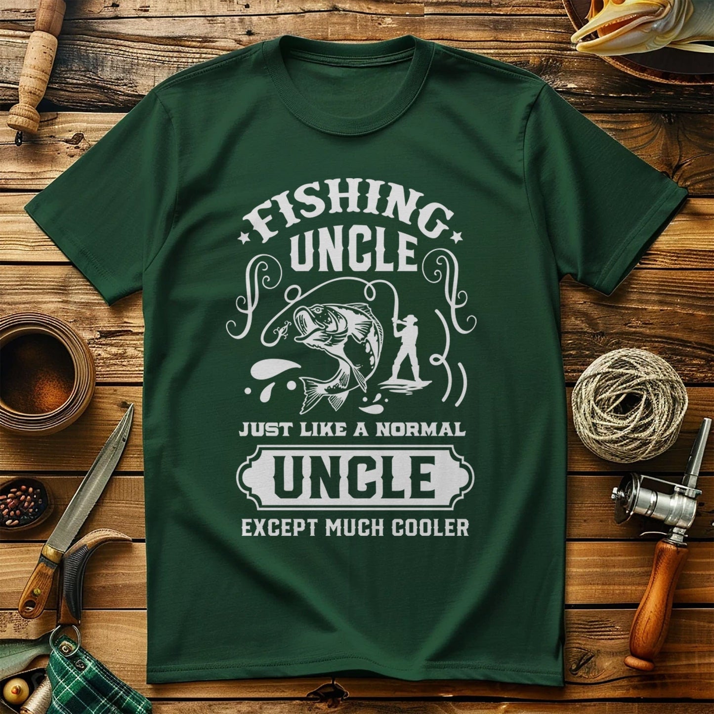 Fishing Uncle Just TShirt Reely T-Shirt