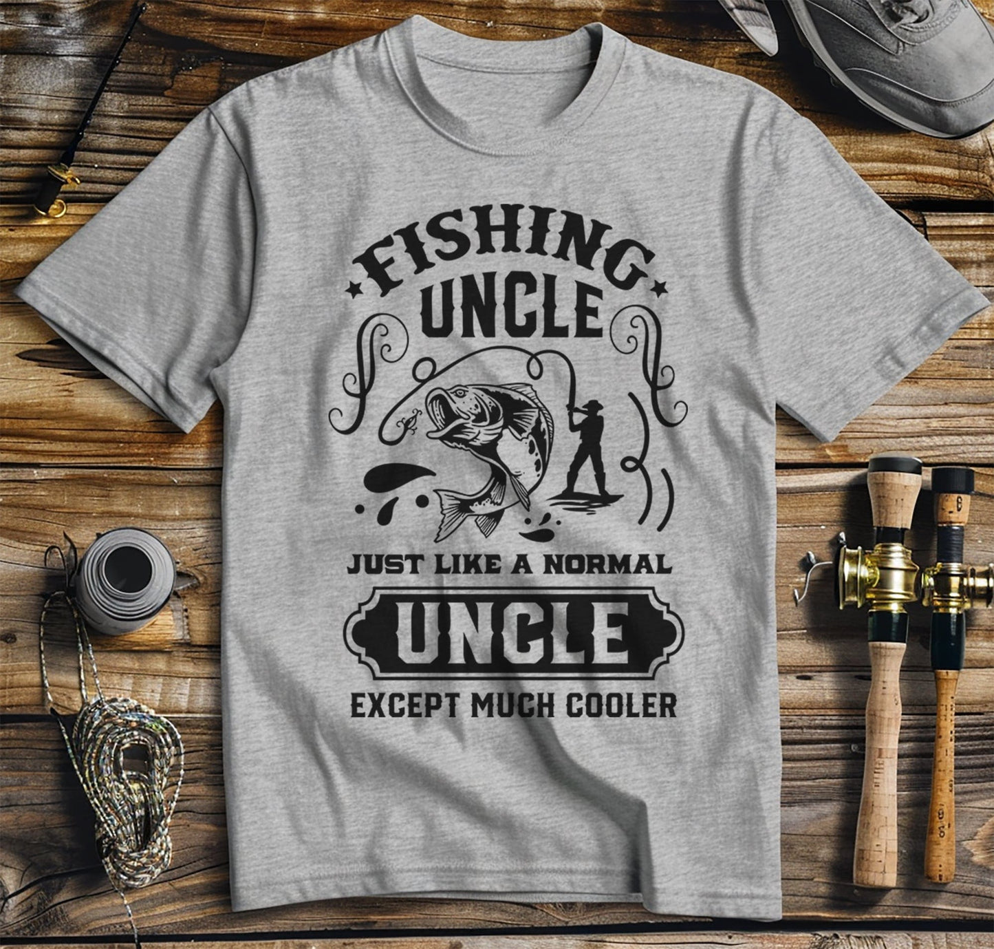 Fishing Uncle Just TShirt Reely T-Shirt