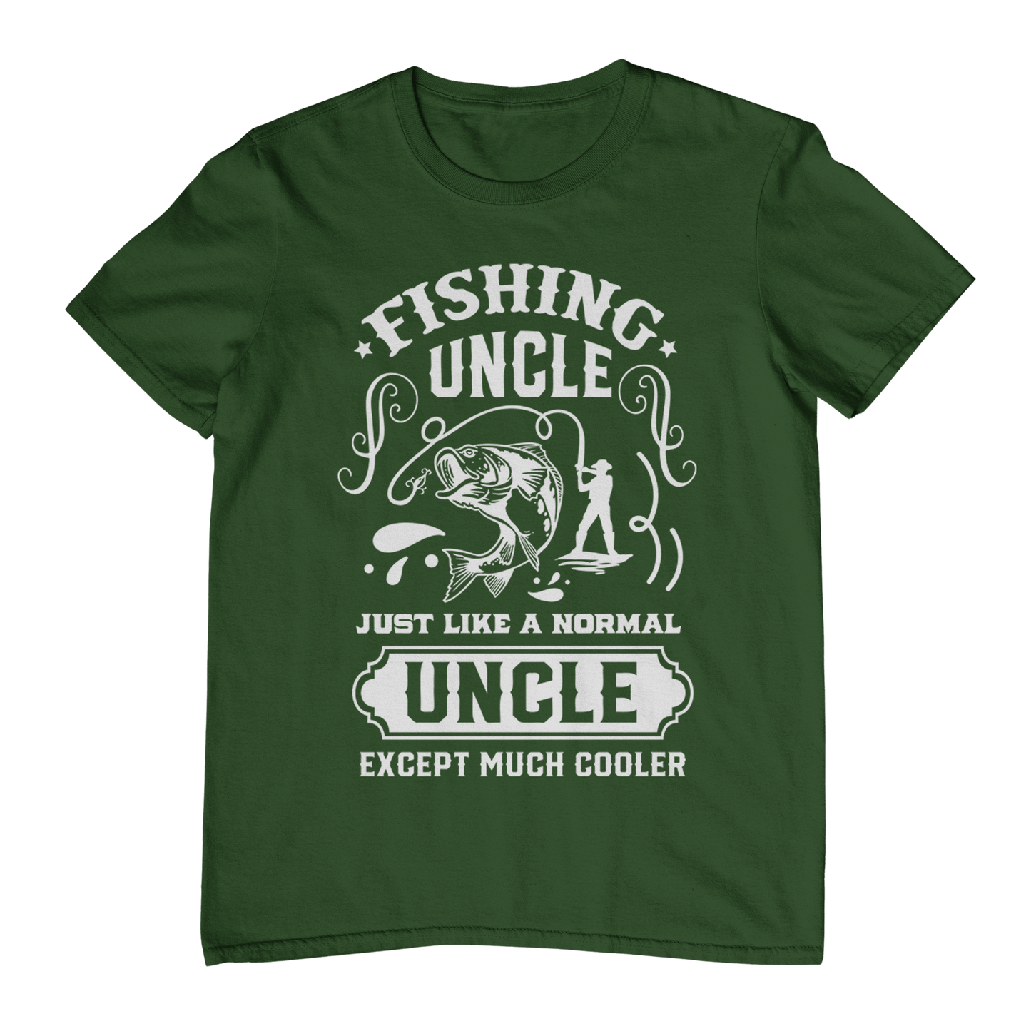 Fishing Uncle Just TShirt Reely T-Shirt