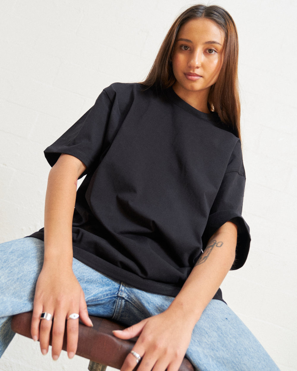 Oversized Tee 4 Pack: Black, White, Lilac, Powder Blue