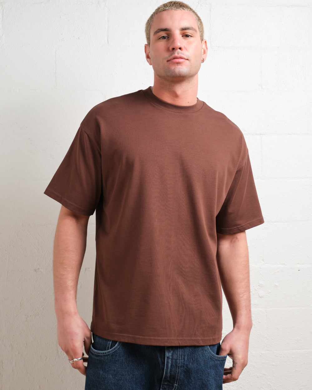 Oversized Tee 4 Pack: Brown, Lilac, Powder Blue, Black