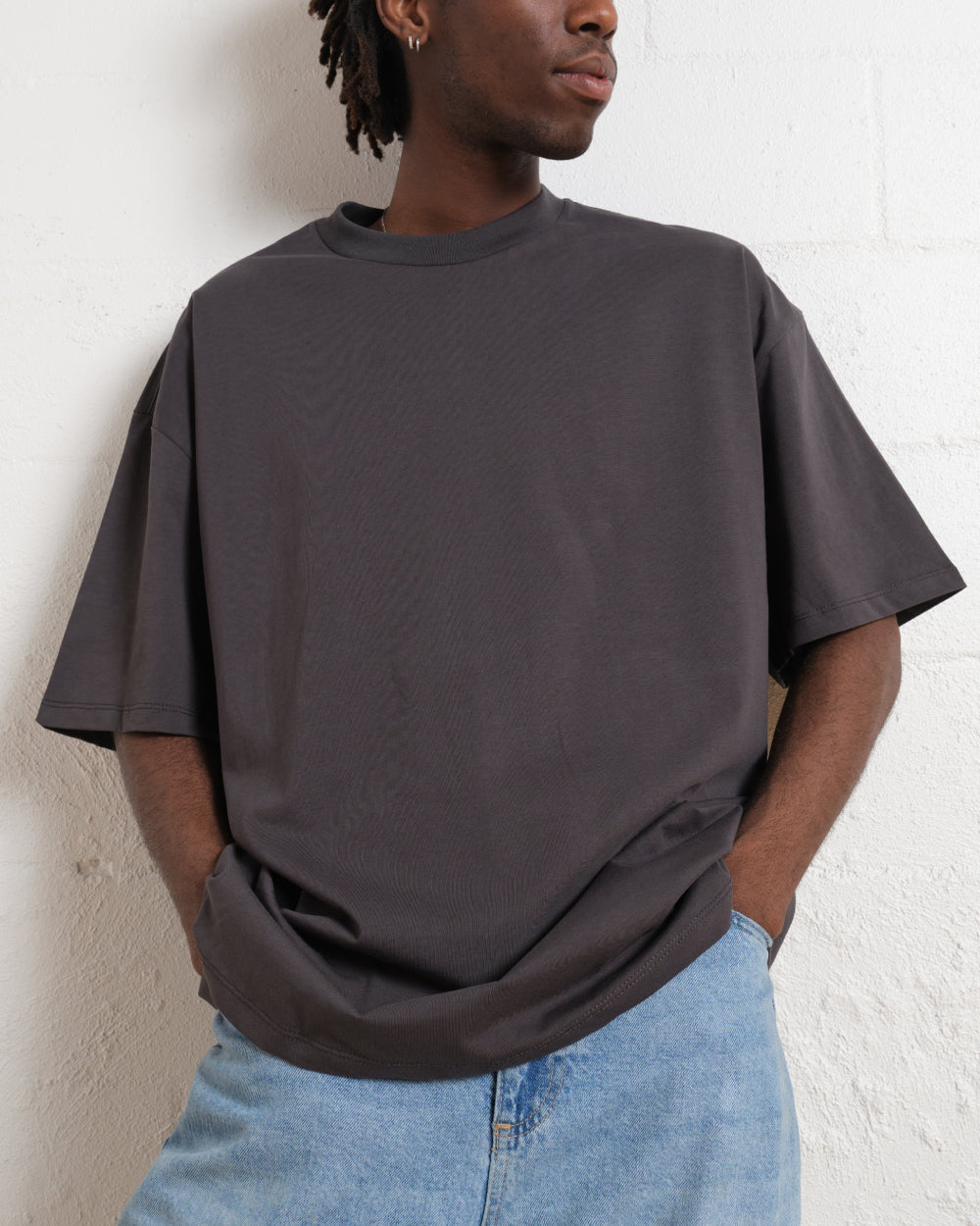Oversized Tee 4 Pack: Charcoal, Natural