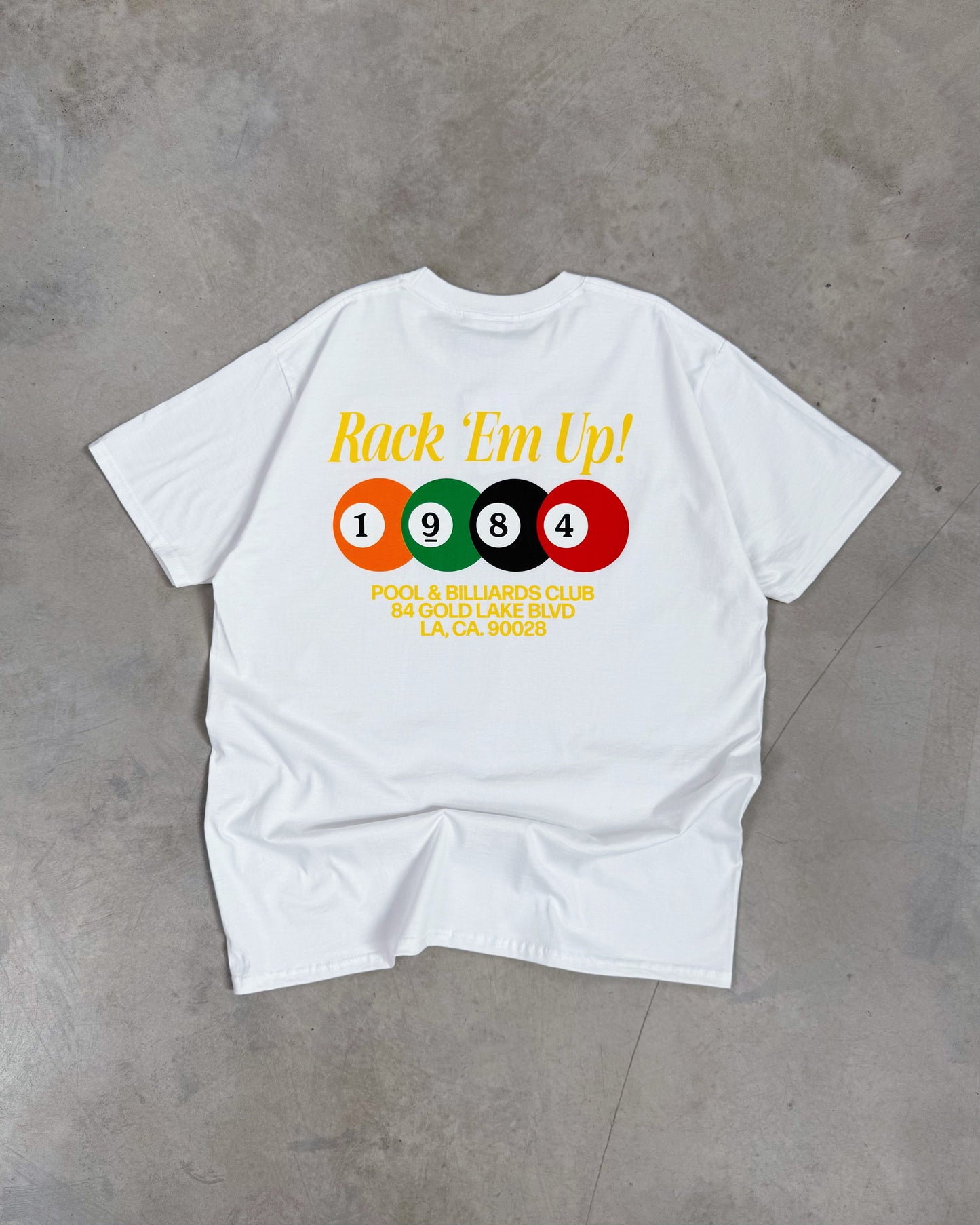 Vice 84 'Rack 'Em Up' Tee - White