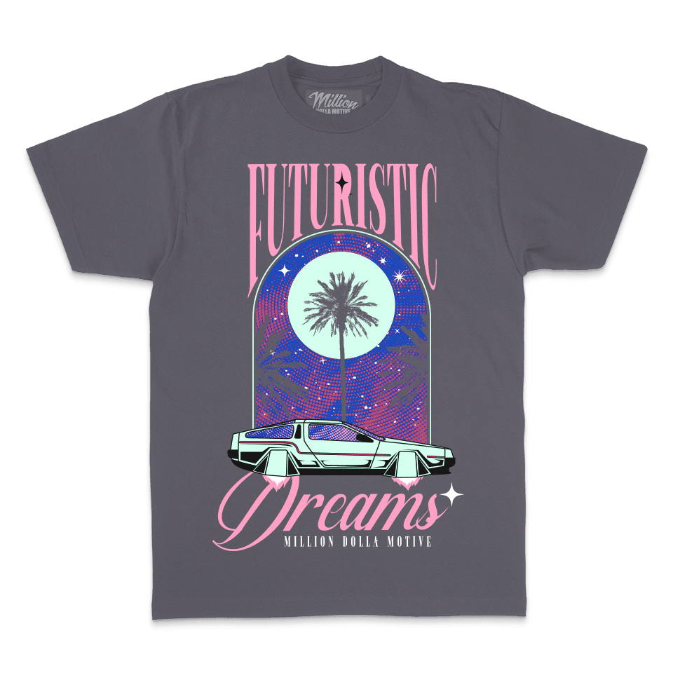 Futuristic Dreams - Dark Grey T-Shirt