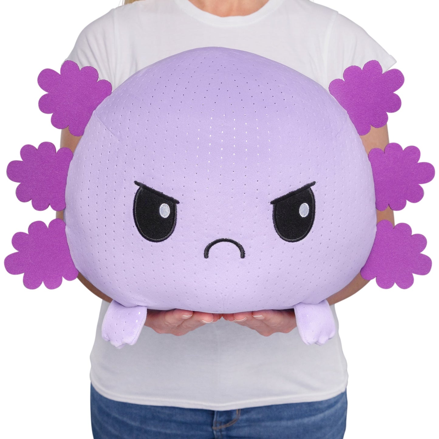 TeeTurtle Giant Moody Axolotl Plushie