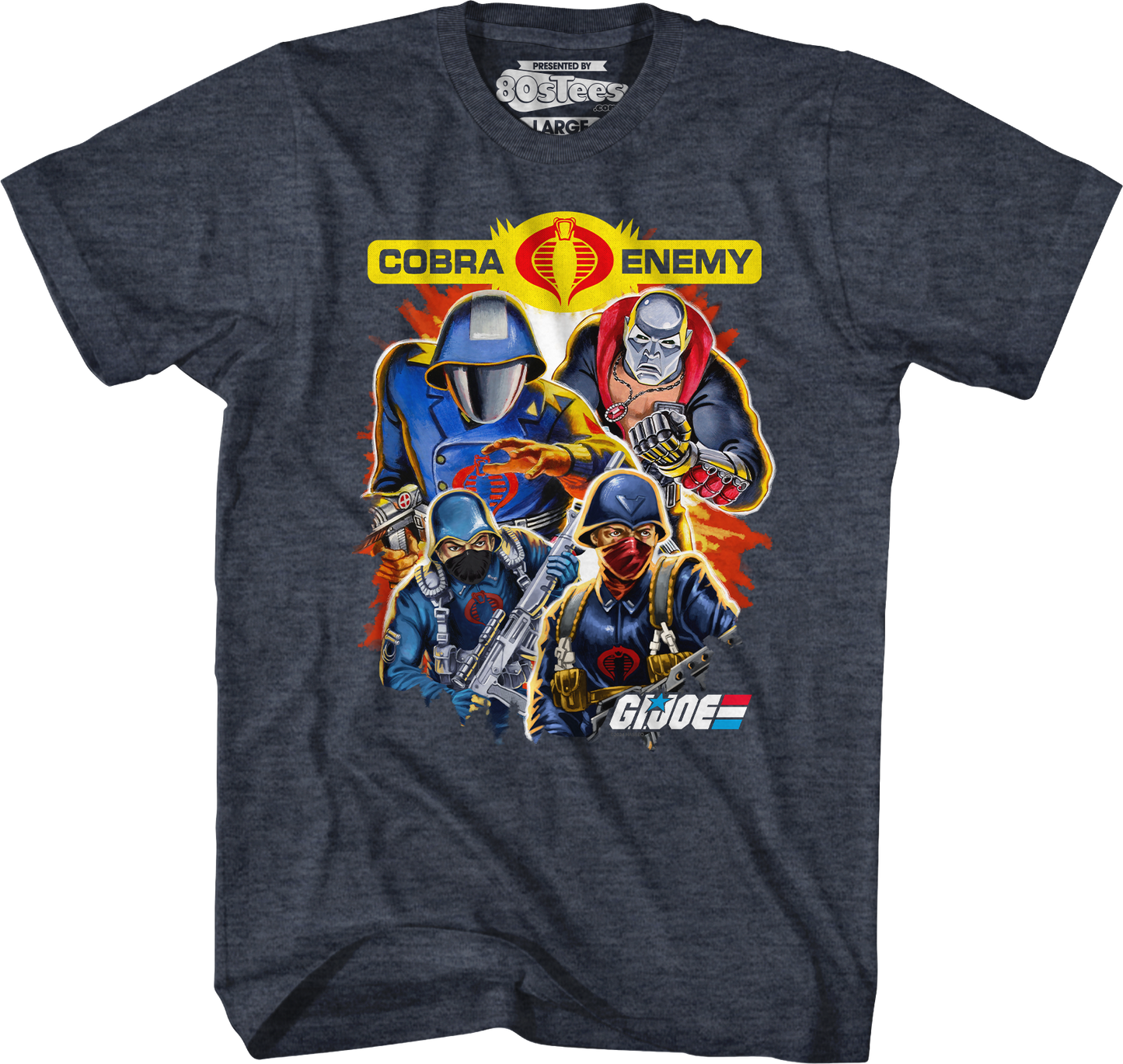 Cobra Enemy Collage GI Joe T-Shirt