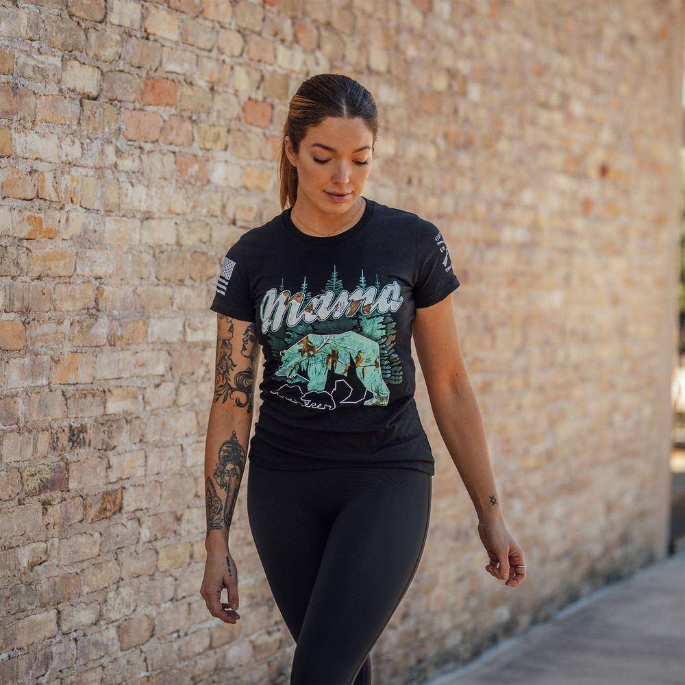 Women's Mama Bear T-Shirt - Realtree Xtra¬Æ Sea Glass