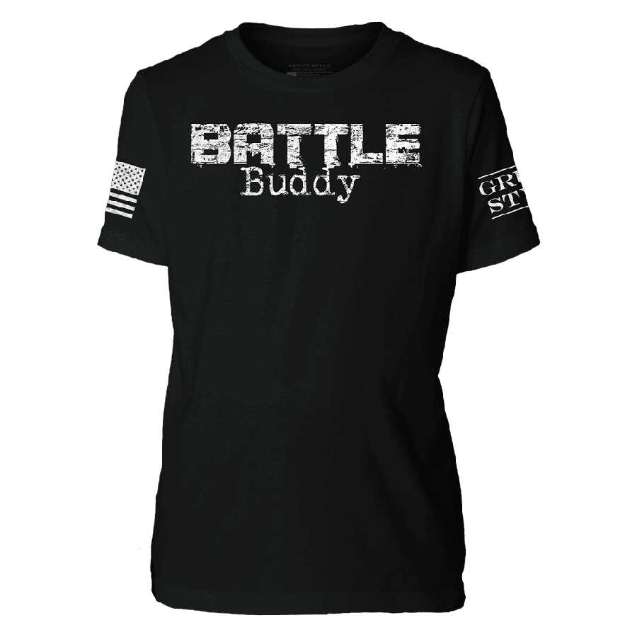 Youth Battle Buddy T-Shirt - Black