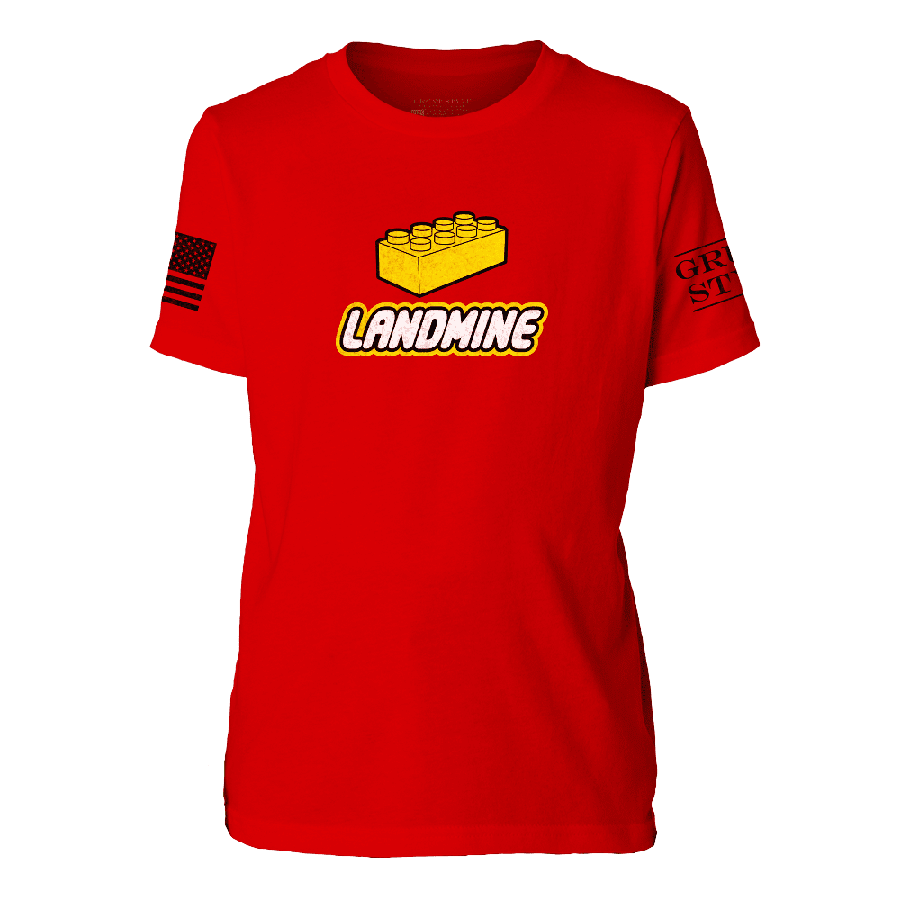 Youth Landmine T-Shirt - Red