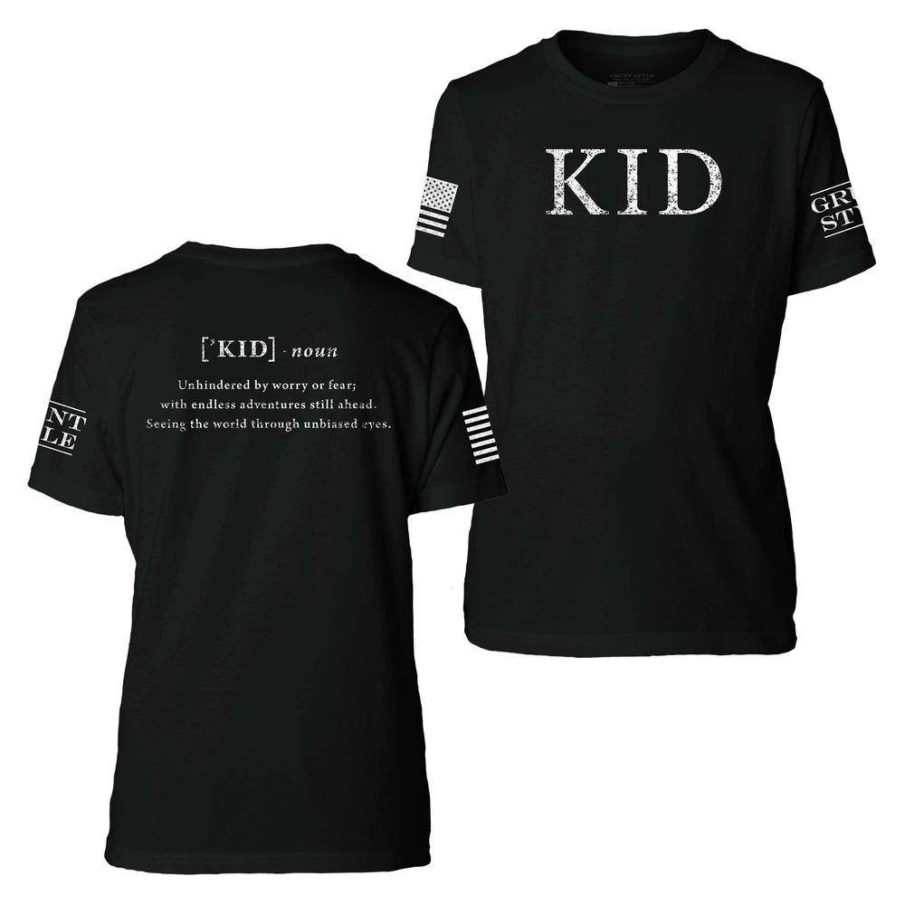 Youth Kid Defined T-Shirt - Black
