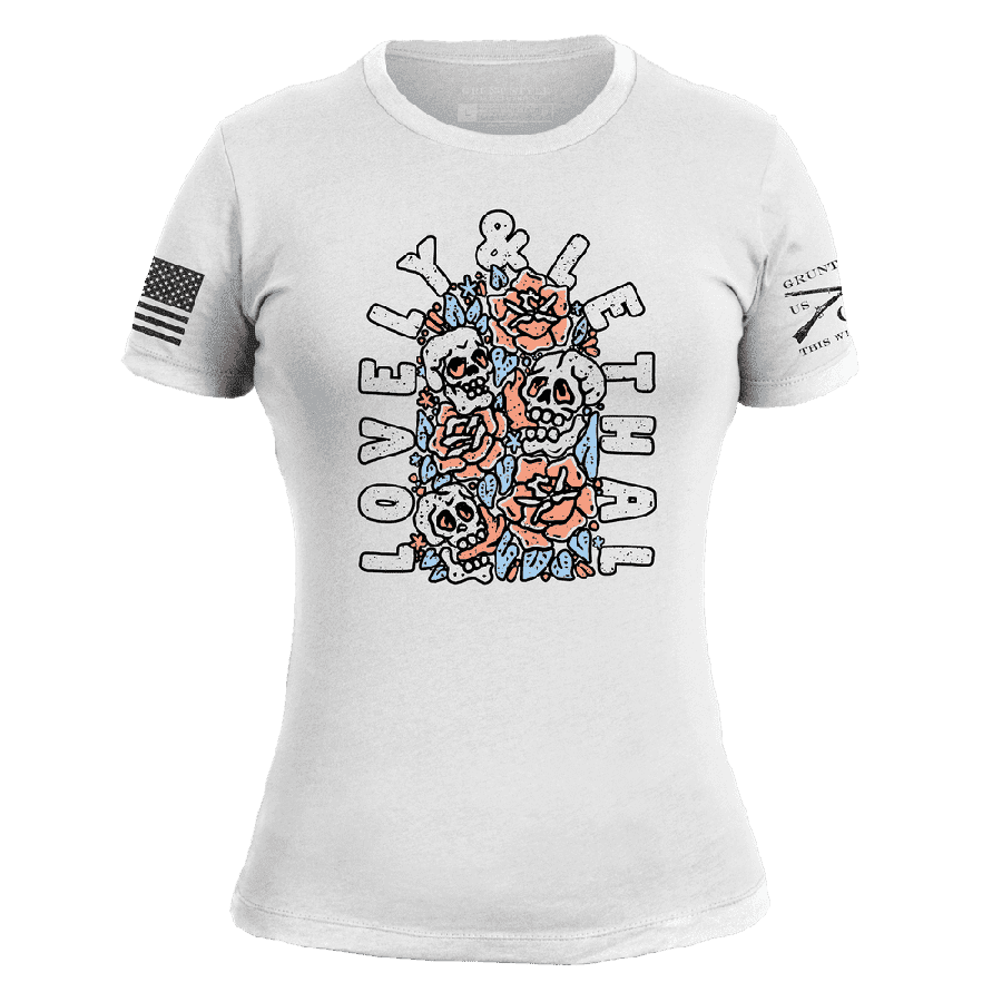Women's Lovely & Lethal Slim Fit T-Shirt - White
