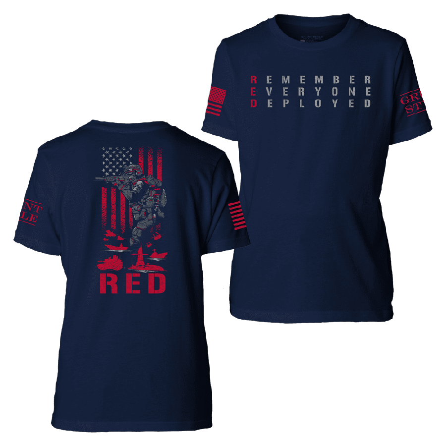 Youth RED Friday T-Shirt - Midnight Navy