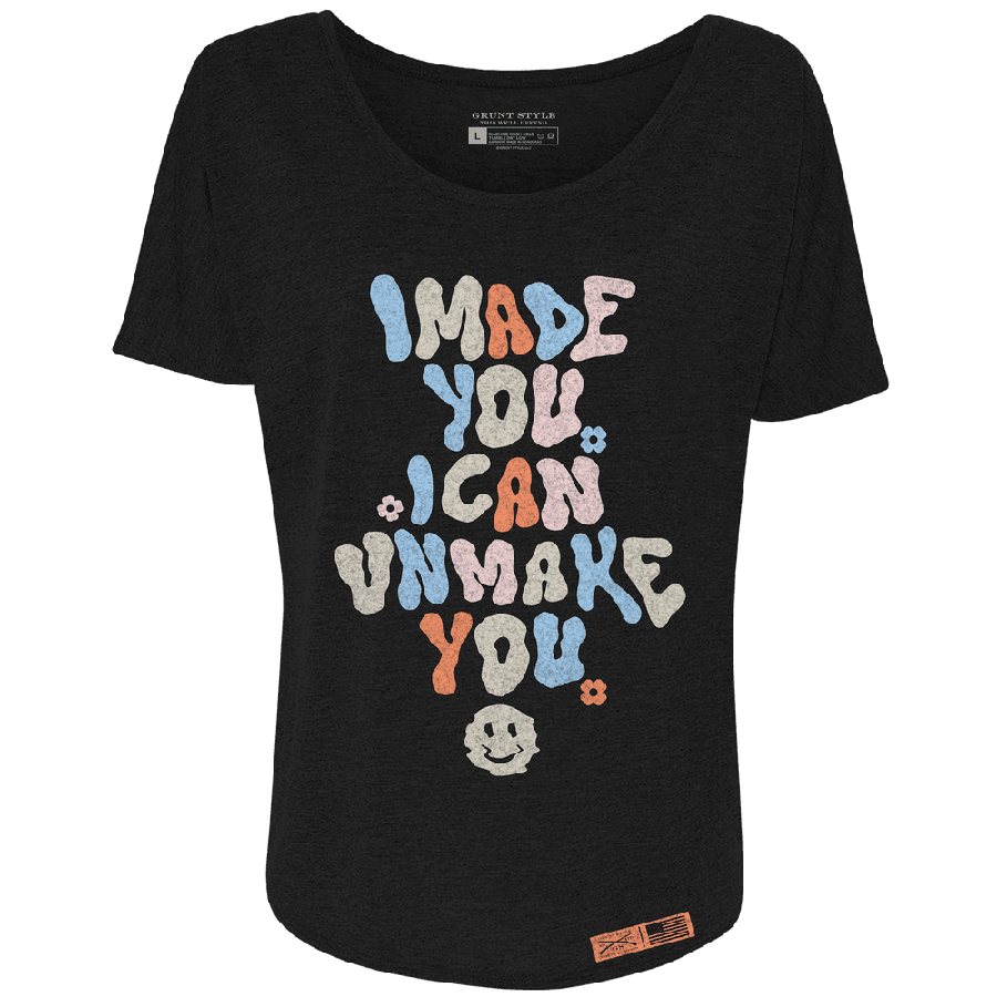 Women's Unmake You Slouchy T-Shirt - Black
