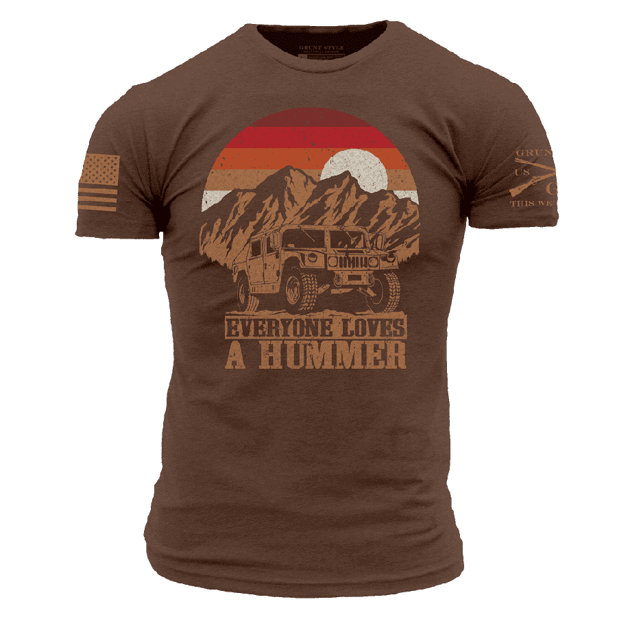 Hummer T-Shirt - Heather Brown