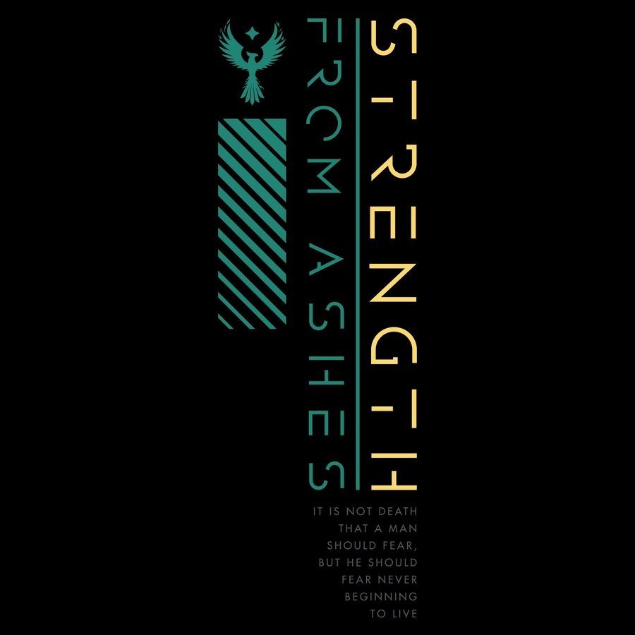 Strength From Ashes T-Shirt - Black