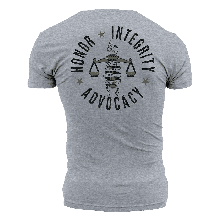 Grunt Style Foundation Advocacy T-Shirt - Dark Heather Gray