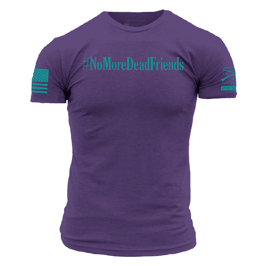 Grunt Style Foundation No More T-Shirt - Purple Rush