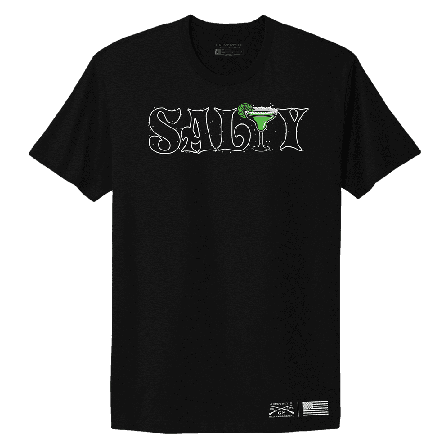Women's Salty Boyfriend Fit T-Shirt - Black