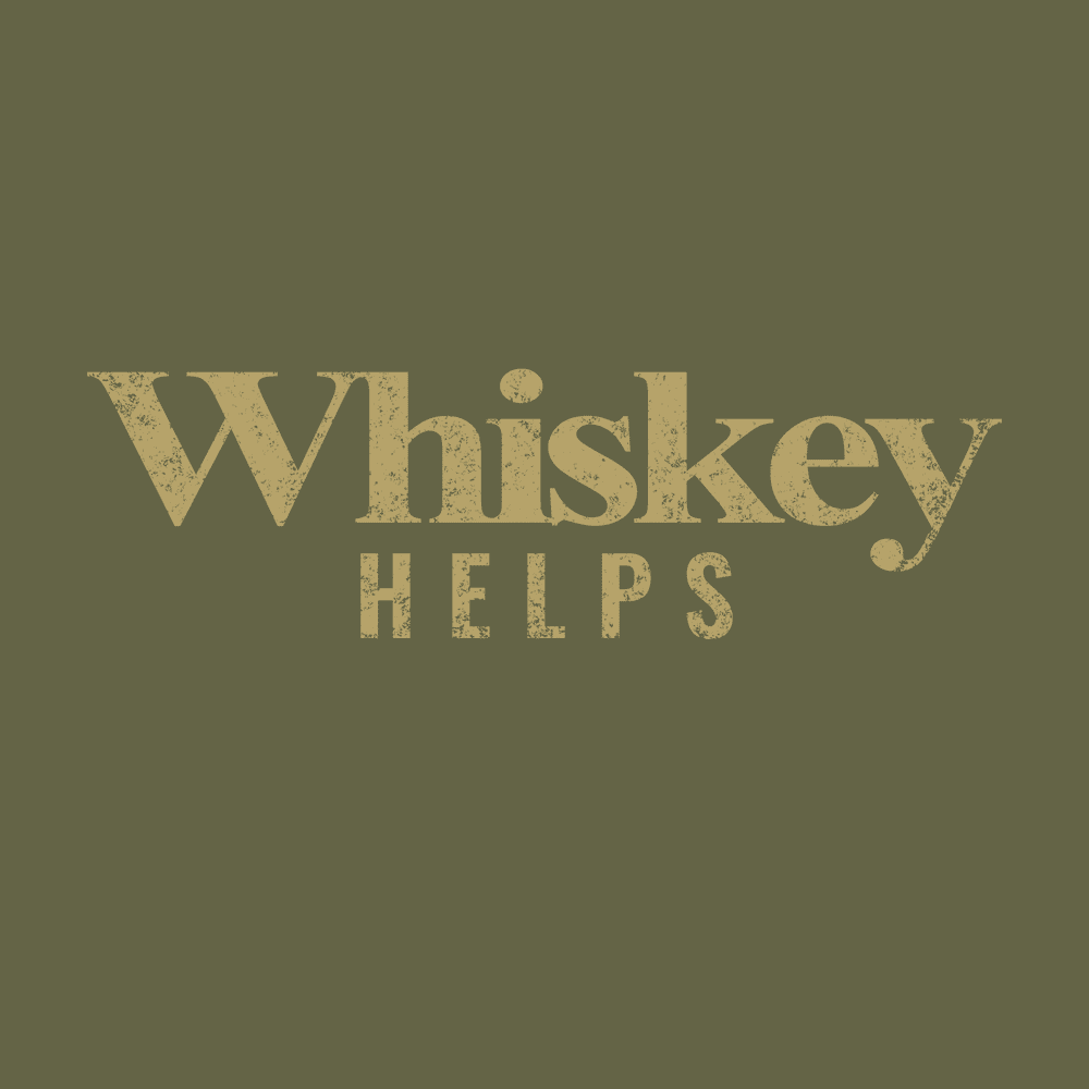 Whiskey Helps‚Ñ¢ T-Shirt - Military Green