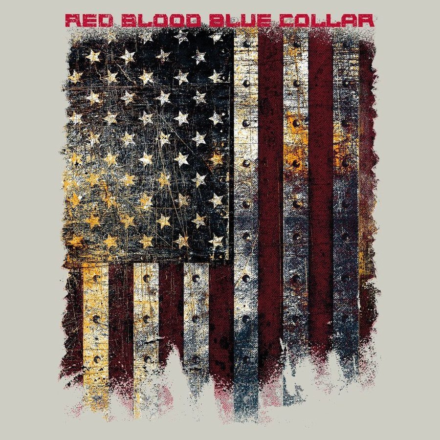 Red Blood Blue Collar¬Æ T-Shirt - Sand