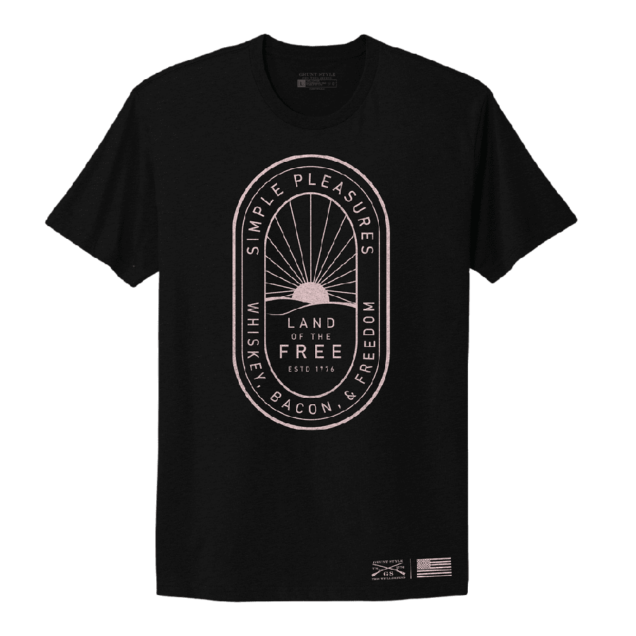 Women's Simple Pleasures Boyfriend Fit T-Shirt - Black
