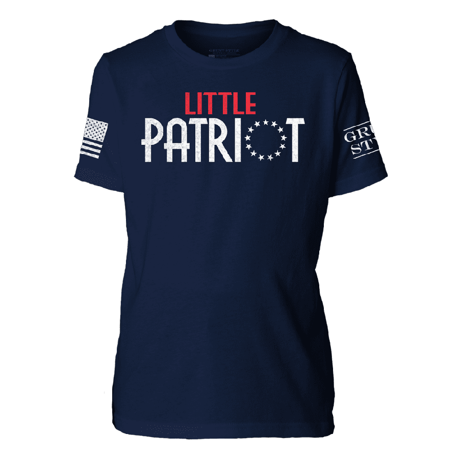 Youth Little Patriot T-Shirt - Midnight Navy