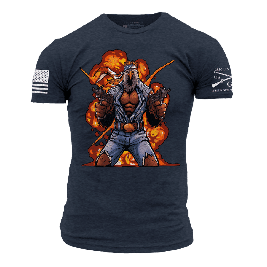 Eagle Fury T-Shirt - Midnight Navy