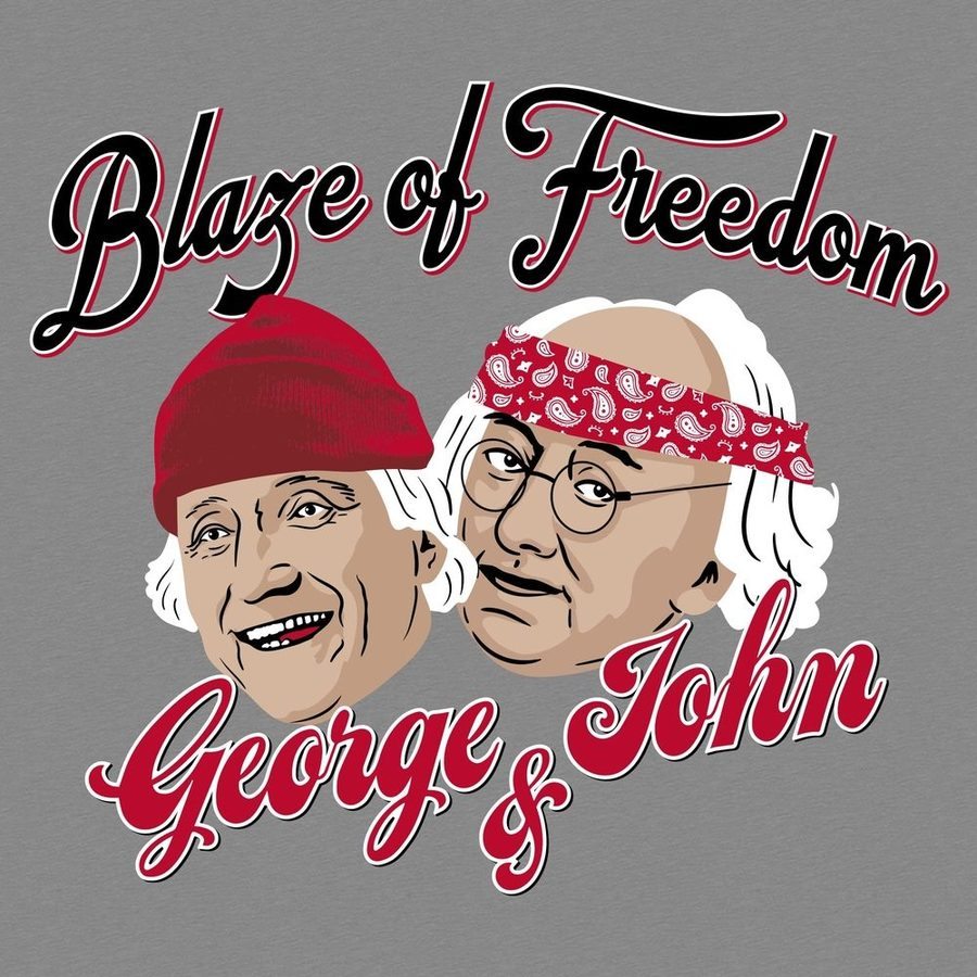 Blaze of Freedom T-Shirt - Dark Heather Gray