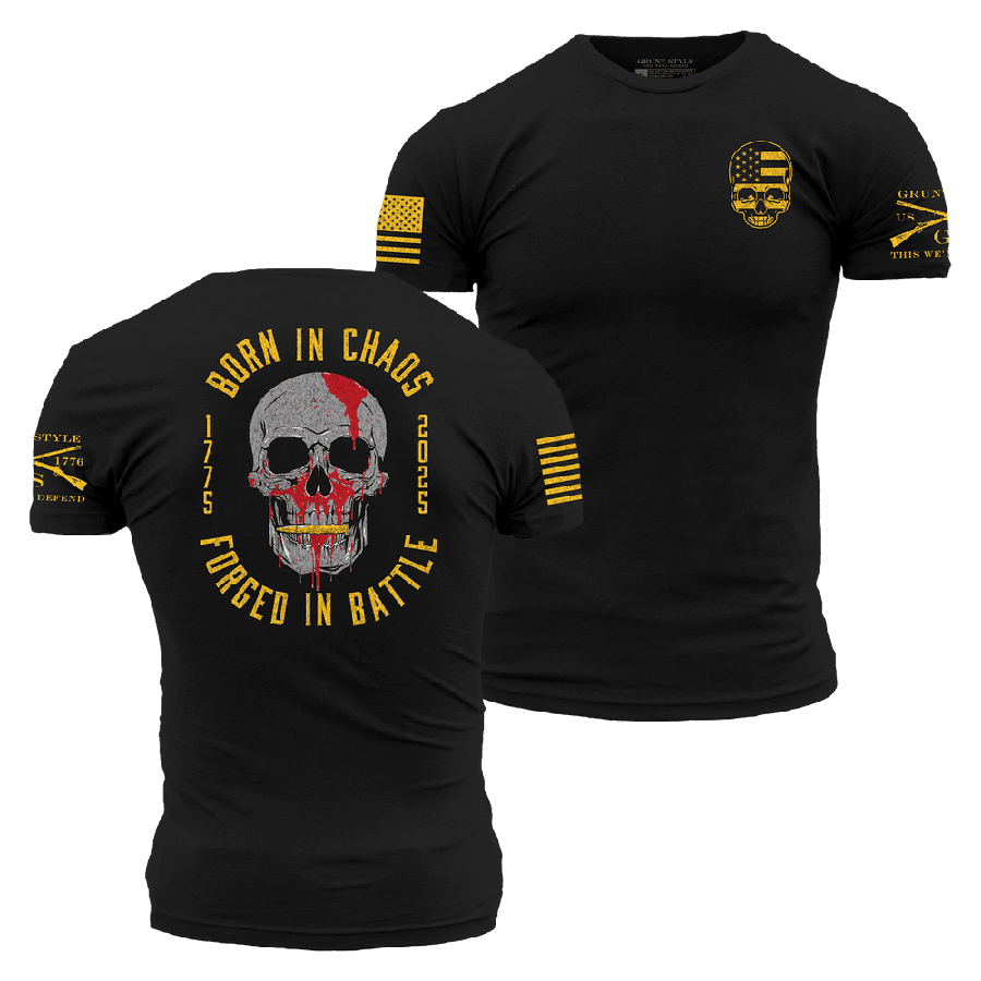 Forged In Battle T-Shirt - Black
