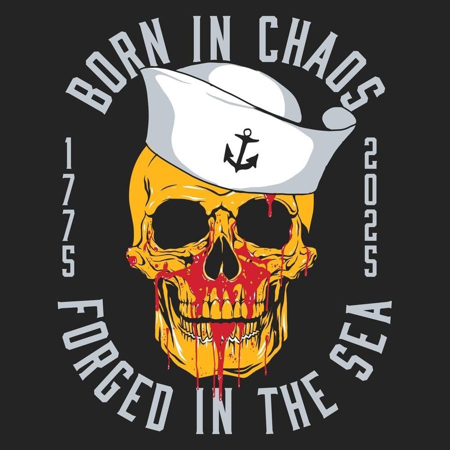 Forged In The Sea T-Shirt - Black