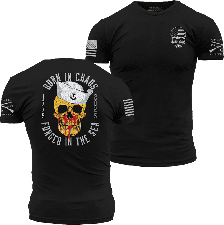 Forged In The Sea T-Shirt - Black