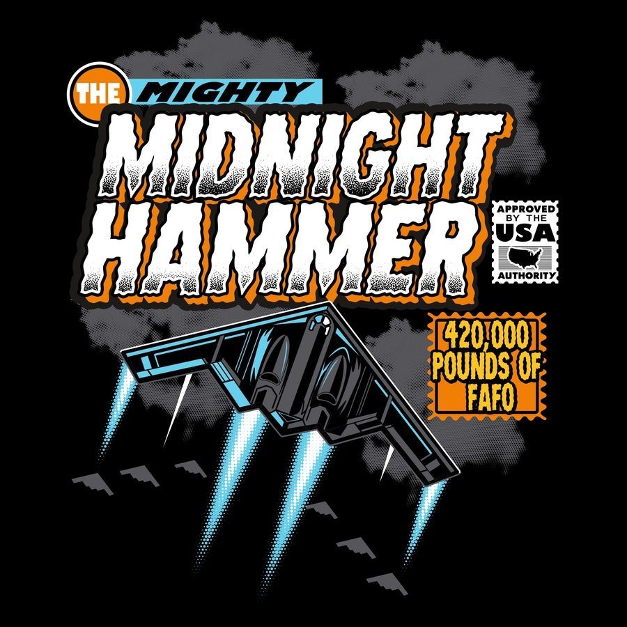 Mighty Midnight Hammer T-Shirt - Black