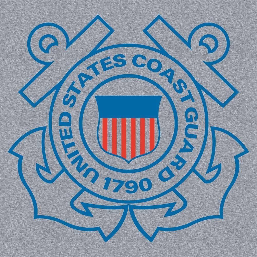 USCG -  Logo T-Shirt - Heather Grey