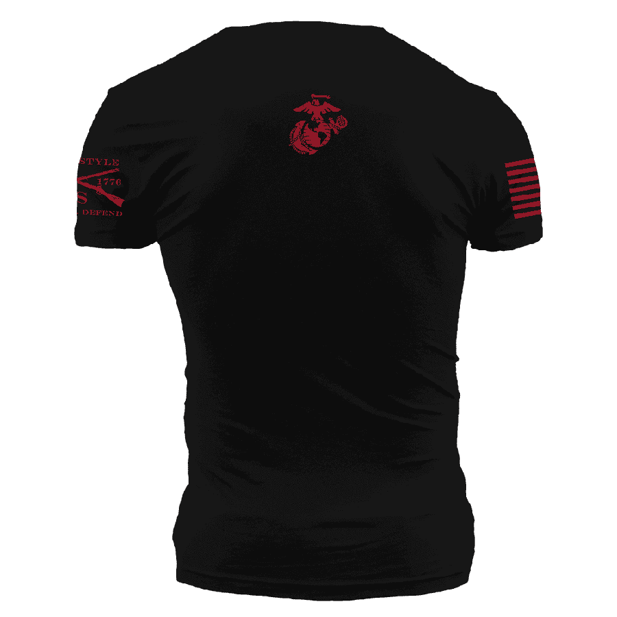 USMC - First In T-Shirt - Black