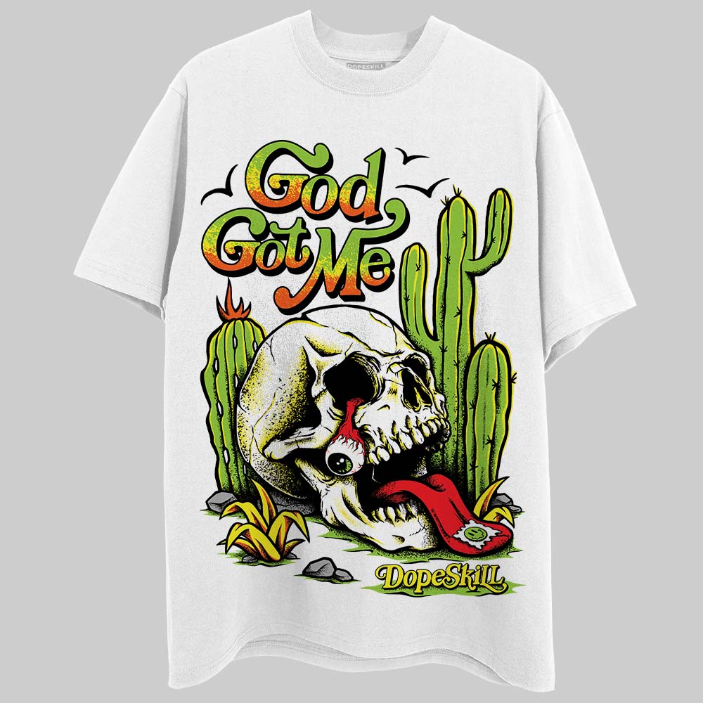 Neon Green Collection DopeSkill T-Shirt God Got Me Graphic