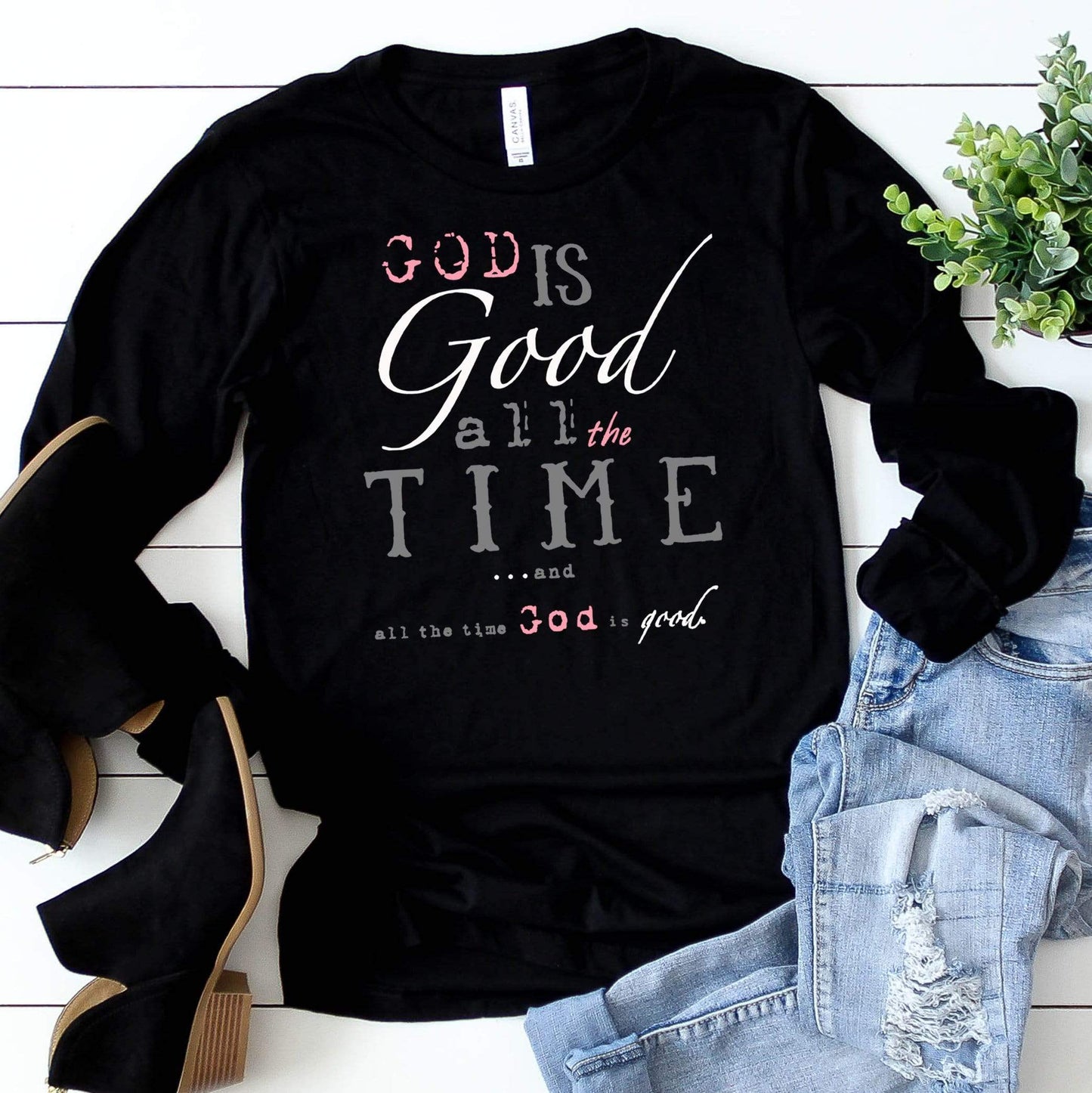 God is Good Long Sleeve Tee
