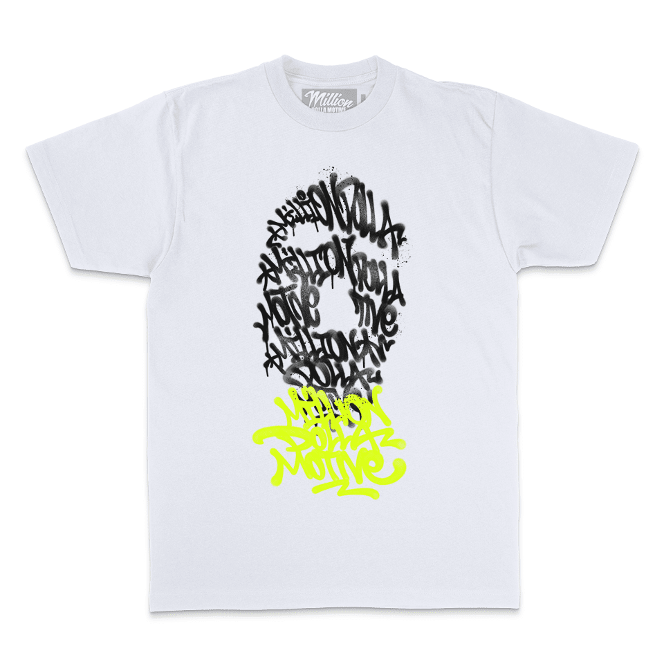 Graffiti Mask - White T-Shirt