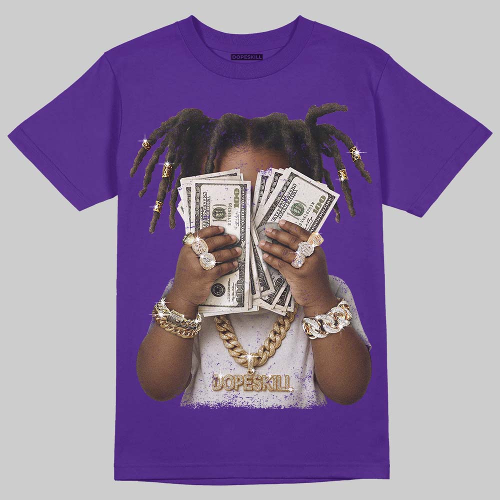 Grape 5s DopeSkill T-Shirt Rich Youth Graphic
