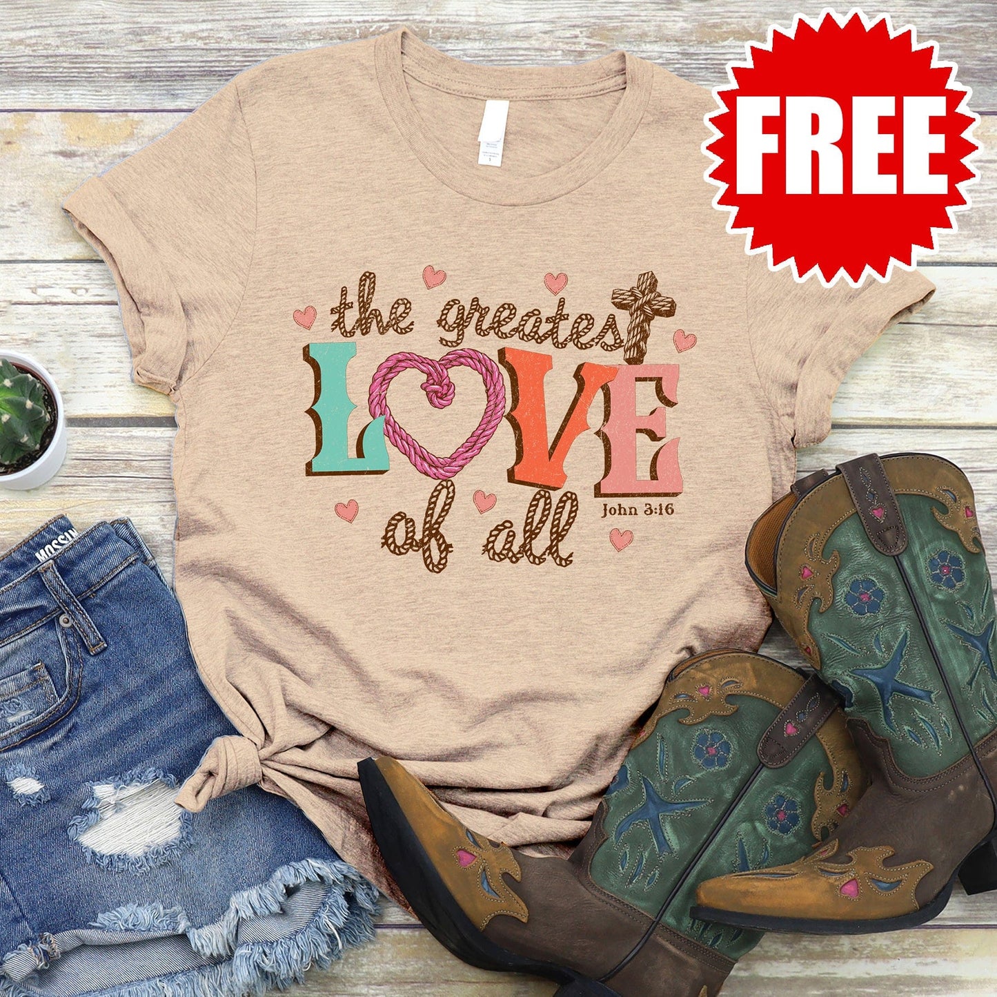 The Greatest Love Of All Tee - 0