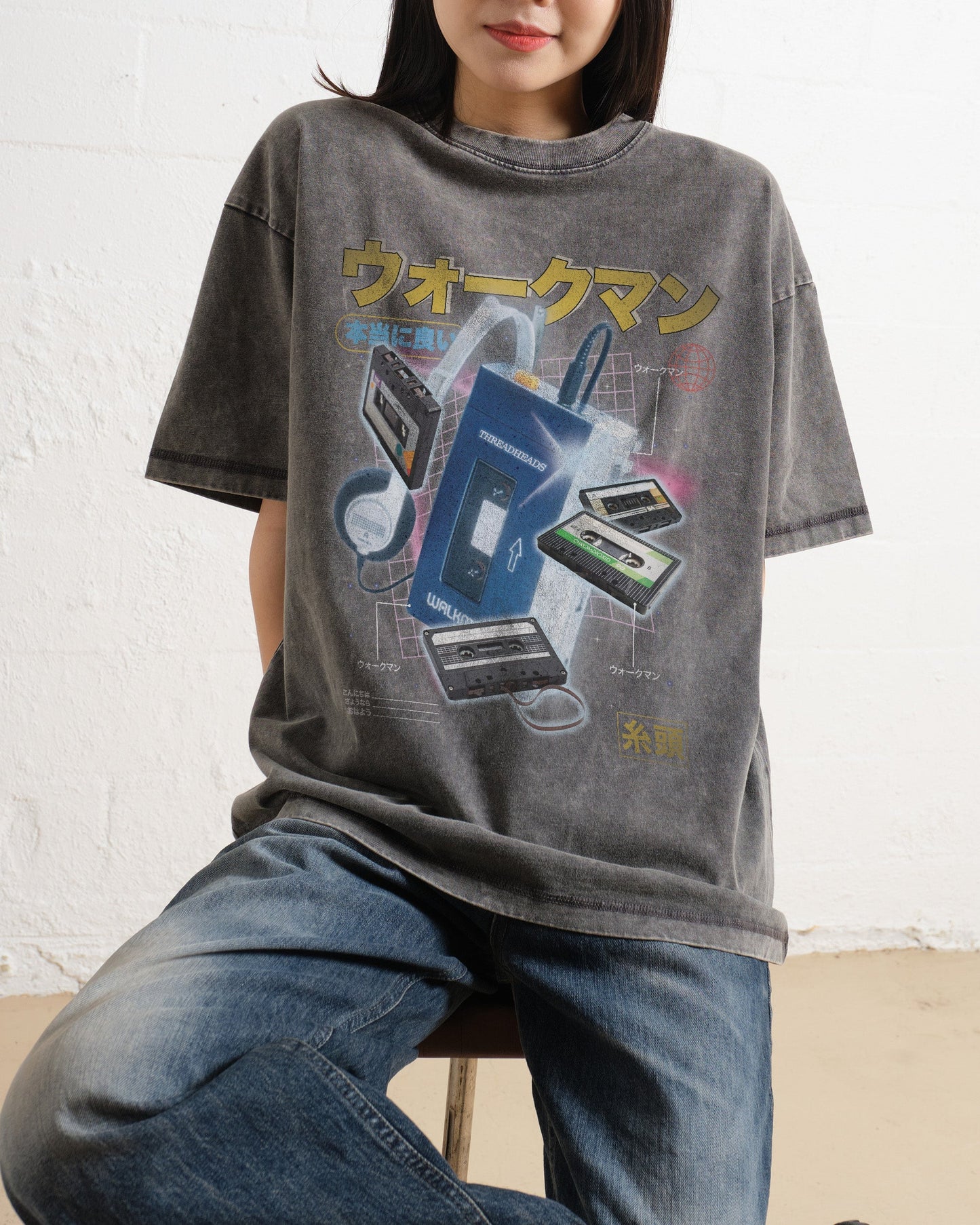 Japanese Walkman Wash Tee