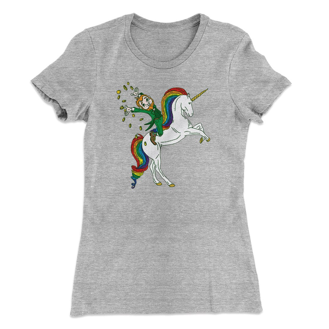 Leprechaun Unicorn Jockey Women's T-Shirt