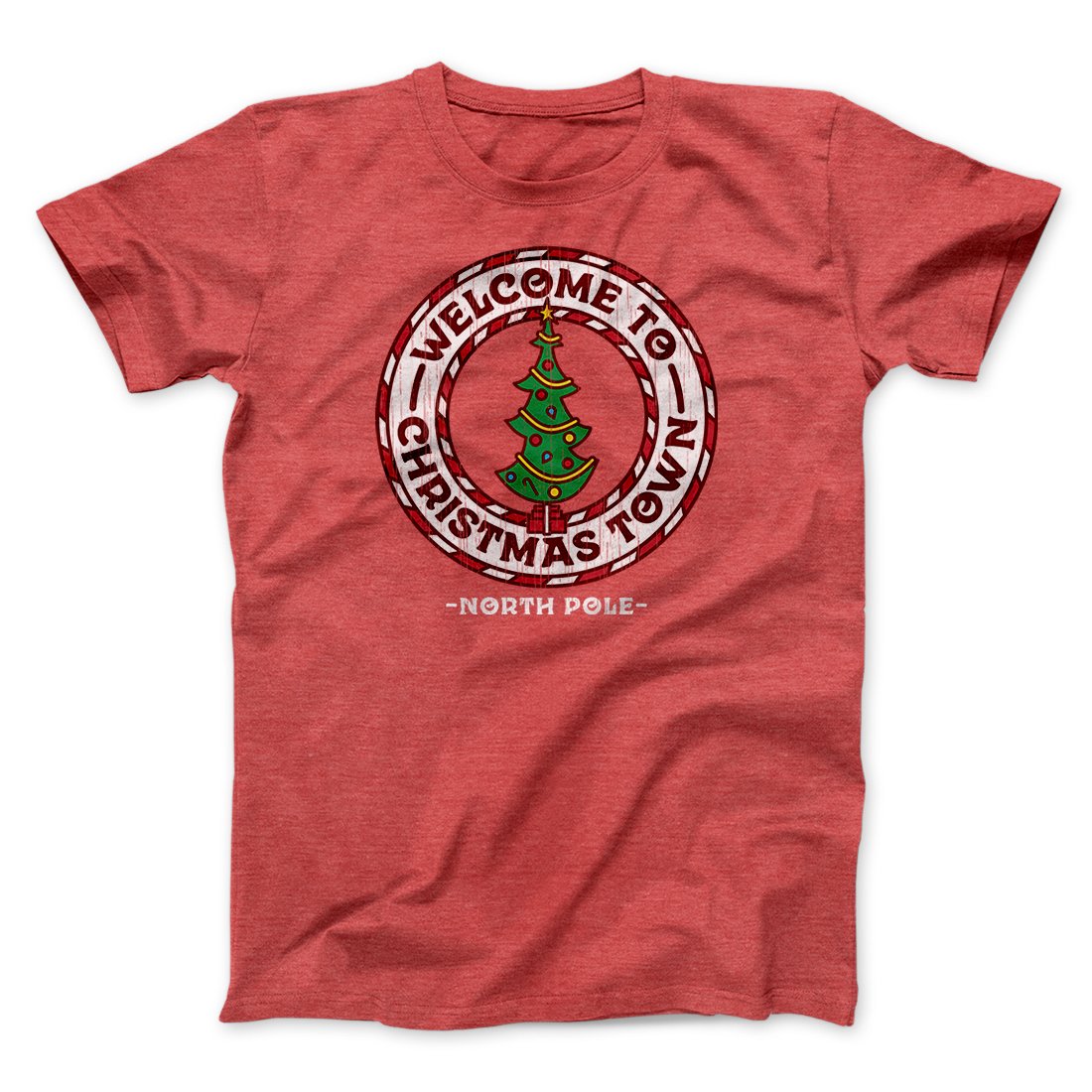 Welcome to Christmas Town Funny Movie Men/Unisex T-Shirt