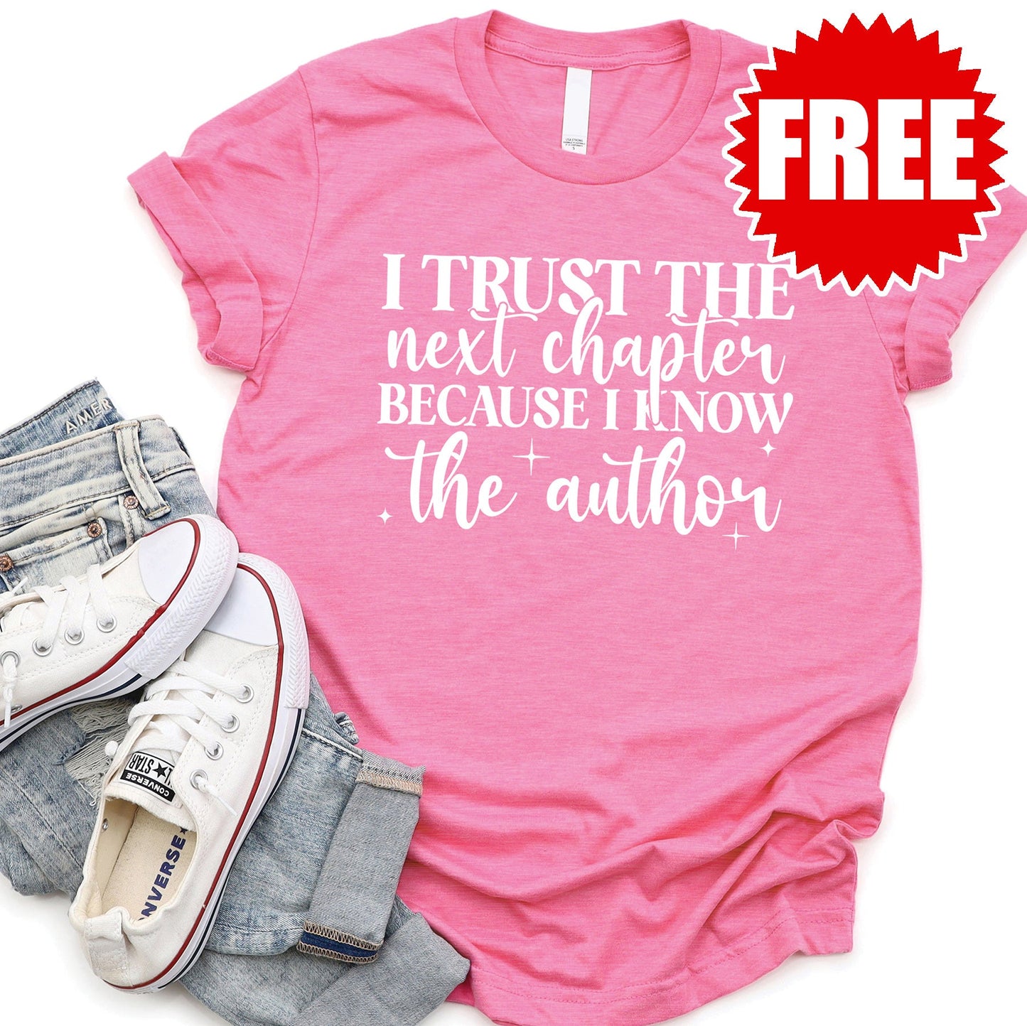 Next Chapter Tee - Heather Charity Pink - 0